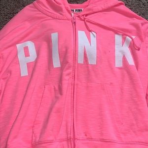 Hot pink Vs hoodie